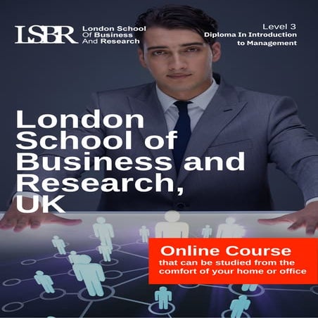 Level 3 Diploma in Introduction to Management - Delivered Online by LSBR,UK