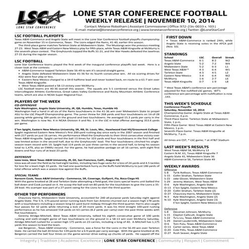Game Notes Sample Football | PDF