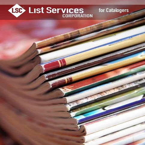 LSC Marketing Services For Catalogers