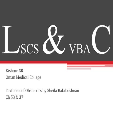 Lscs and Vbac