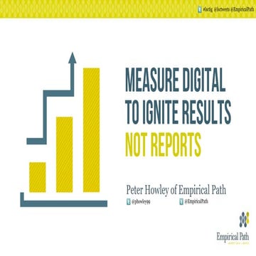 Measure Digital to Ignite Results, not Reports (LSC TIG)