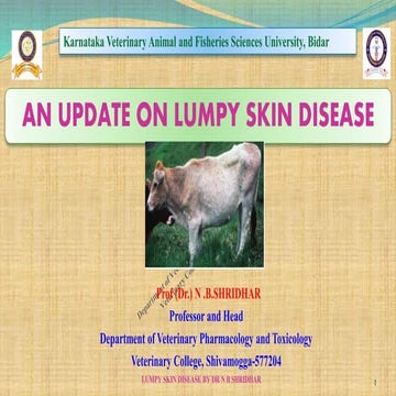 Lumpy Skin Disease slideshare | PPTX