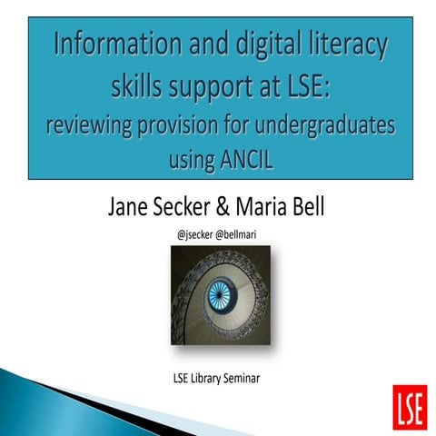 ANCIL at LSE: interim findings from a survey of skills support