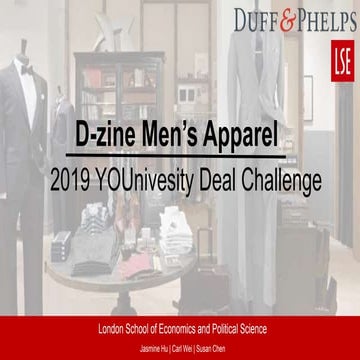 LSE Duff & Phelps Youniversity Deal Challenge 2019