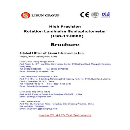 Rotation Luminaire Goniophotometer (Big Size)