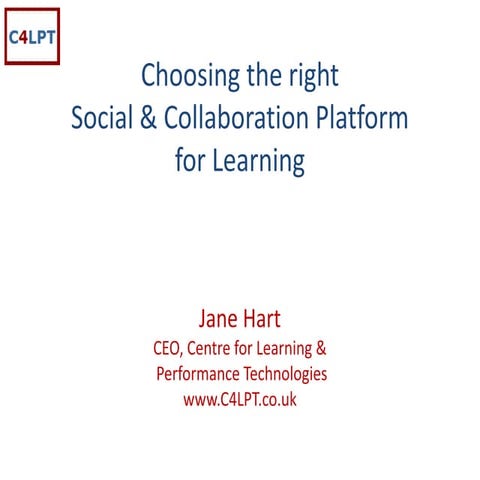 Choosing the right social and collaboration platform