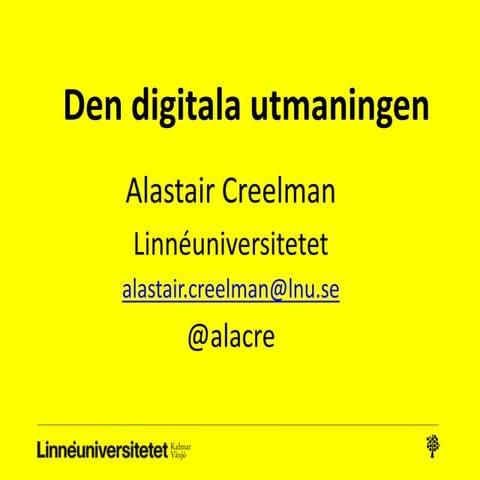 Den digitala utmaningen