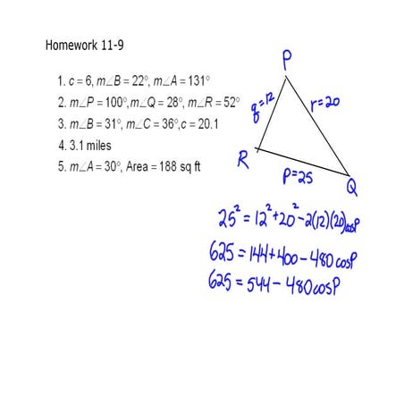 Lsn 11-10: Applications & Regents Problems