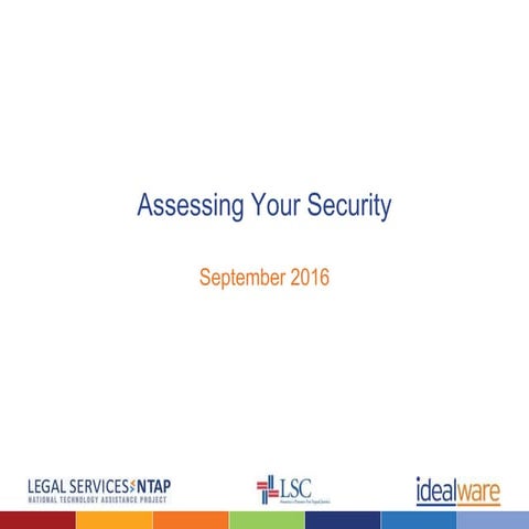 Assessing Your security