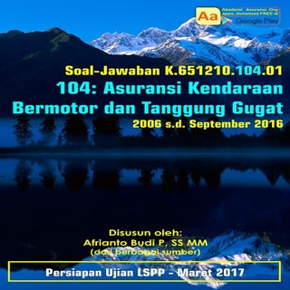 LSPP AAMAI 104  - Kendaraan Bermoto...