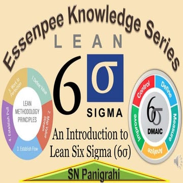 #An Introduction to Lean Six Sigma (6σ)# By SN Panigrahi, 