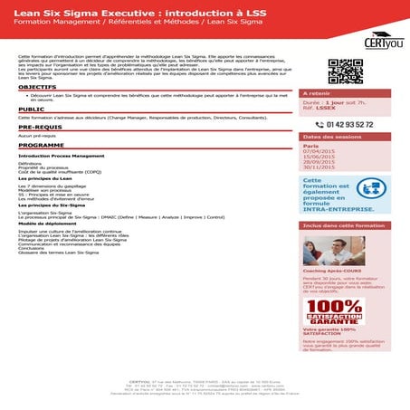 Formation lean six sigma green belt | PDF