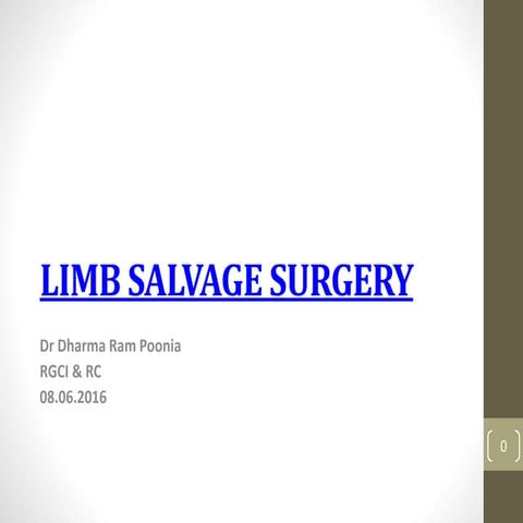 Limb salvage surgery 