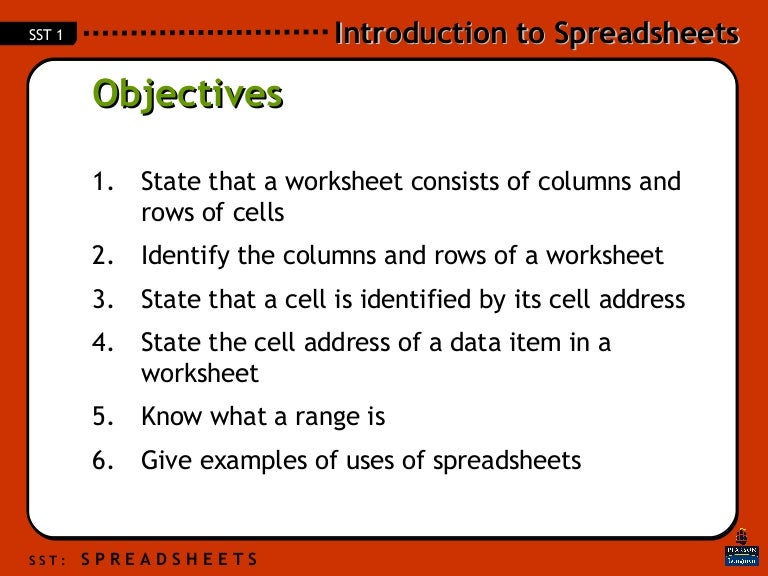 excel lesson 1