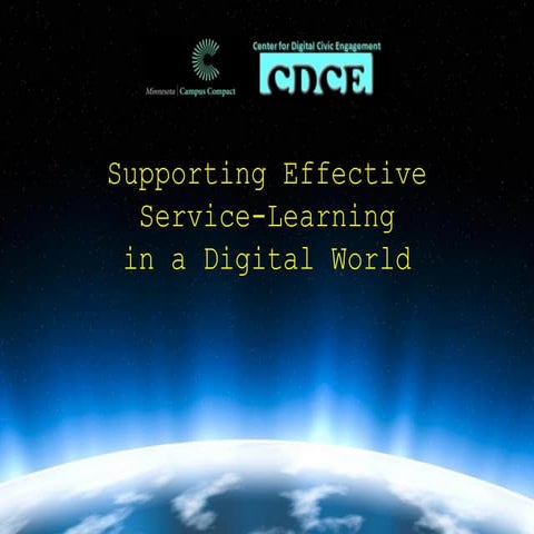 Supporting Effective Service-Learning in a Digital World