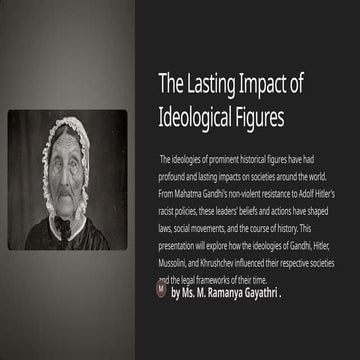 LST the ideologies of law of personalities