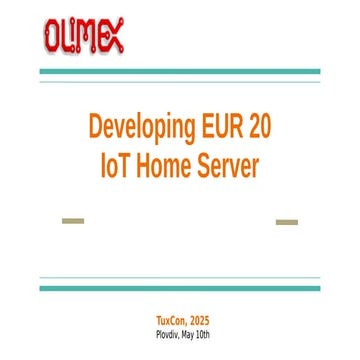 Developing Euro 20  IoT Smart Home Server