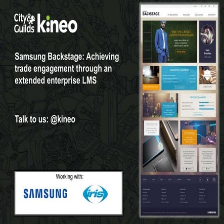 Samsung Backstage - A Beautiful, Multi-Device, Extended Enterprise LMS