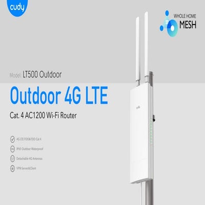 LT500 Outdoor 1.0 - Outdoor 4G LTE Cat. 4 AC1200 Wi-Fi Router | PDF
