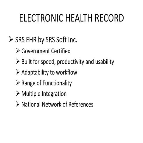 Lt a   srs ehr presentation