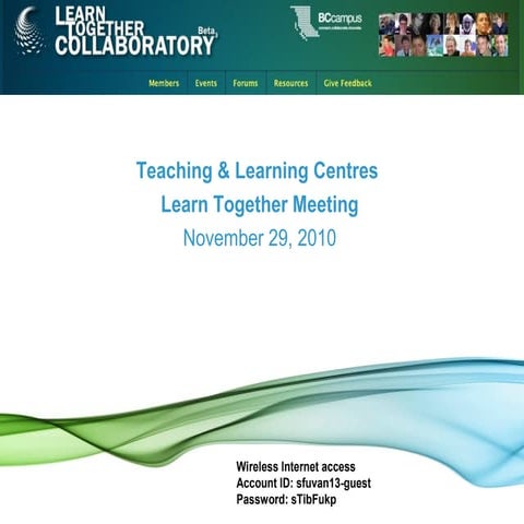 Learn Together Collaboratory - Next Steps