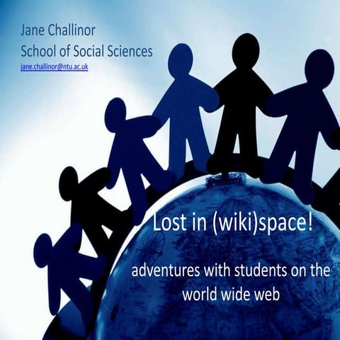 Lost in (wiki) space!
