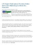 LTC Expert Publications Provides Online Home Care Marketing for Sitters Etc. Franchise