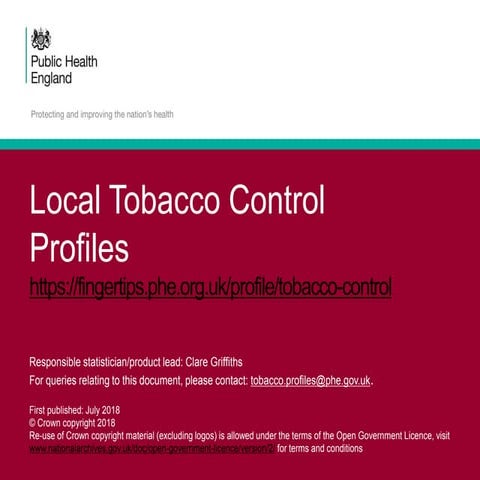 Local Tobacco Control Profiles: July 2018