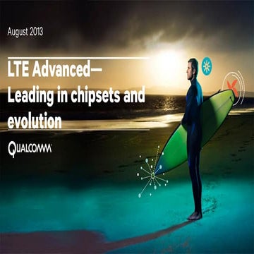 LTE Advanced—Leading in Chipsets and Evolution