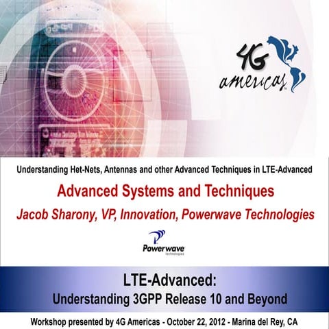 Understanding Het-Nets, Antennas and other Advanced Techniques in LTE-Advanced