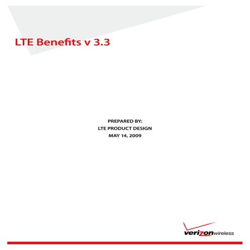 Lte benefits guide verizon