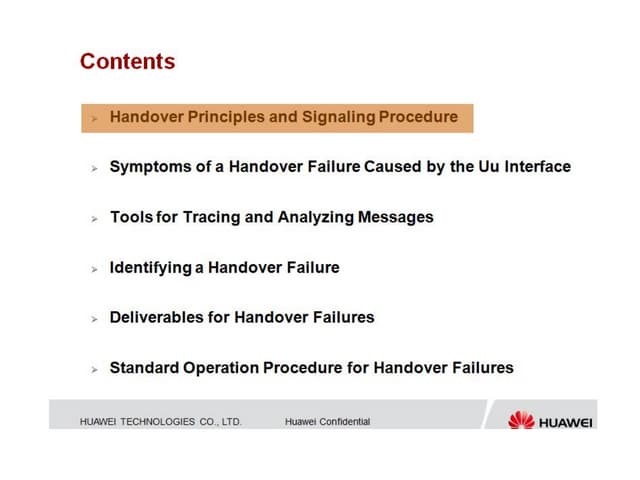 Huawei - Lte handover troubleshooting