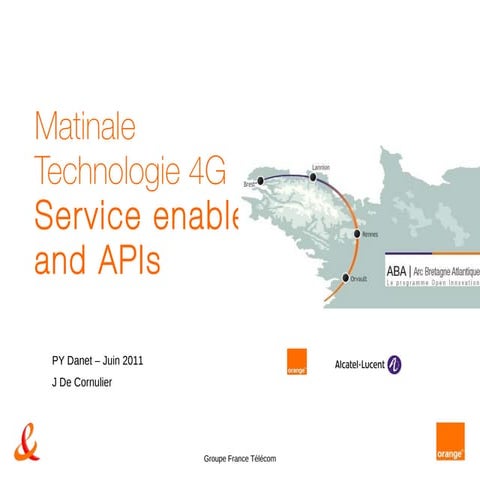 Lte service enablers