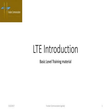 Lte training an introduction-to-lte-basics