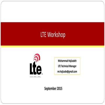 LTE Workshop
