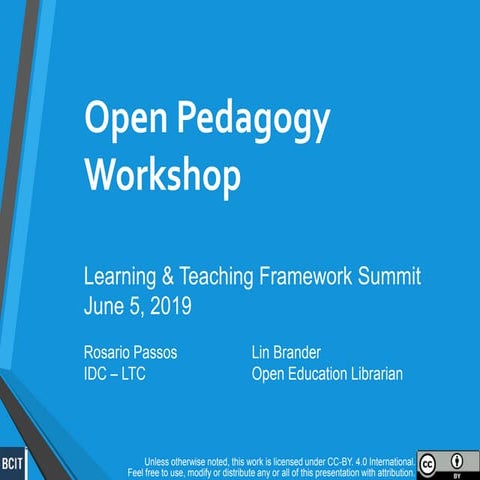 Open Pedagogy