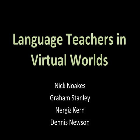 Virtual Worlds and Language Learning | PDF