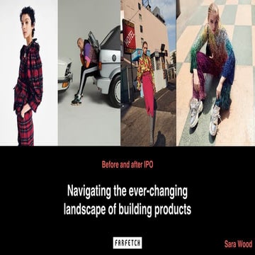 Sara Wood - Before and after IPO