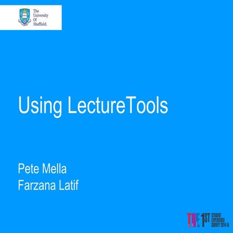 LectureTools - Pete Mella