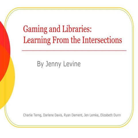 Ltr Gaming And Libraries