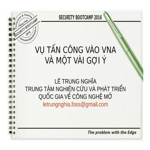 Lê Trung Nghĩa - Suggestions after VNA attack with template