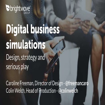 Business Simulations at #LTSF17