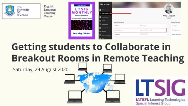 Getting students to collaborate in Breakout Rooms in Remote Teaching