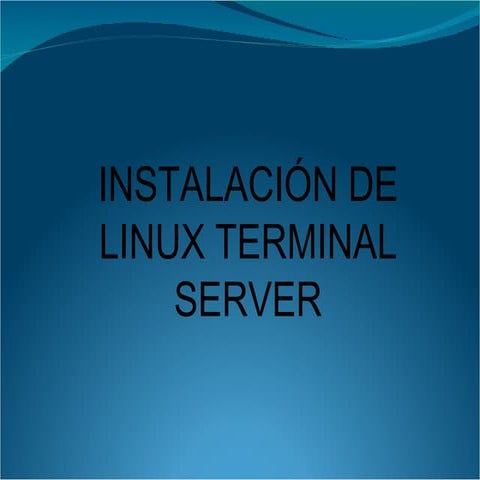 Linux Terminal Server