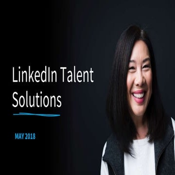 Linked Talent Solutions Quarterly Product Release May 2018