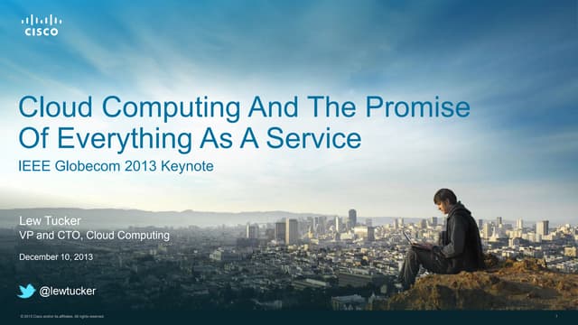 Cloud Computing and the Promise of Everything as a Service