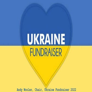 Ukraine Fundraiser 2022 - Presentation at Learning Technologies, April