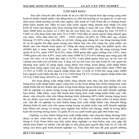 Nâng cao HQKD nghiệp vụ bảo hiểm hàng hoá XNK vận chuyển bằng đường biển ở cô...