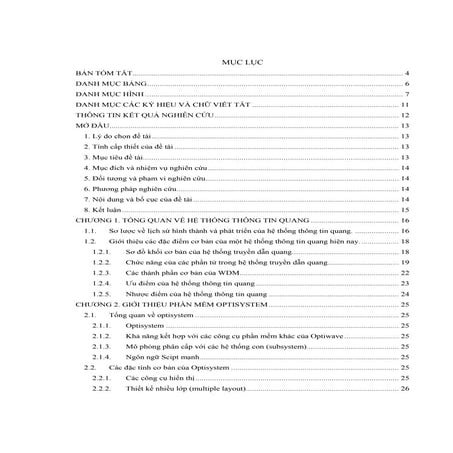 Đề tài: mô hình đo thử hệ thống băng rộng trên optisystem 