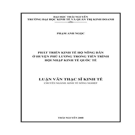 Luan van thac si kinh te (29) | PDF